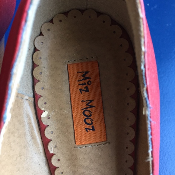 Brand new Miz Mooz red wedge heels. - Picture 4 of 13
